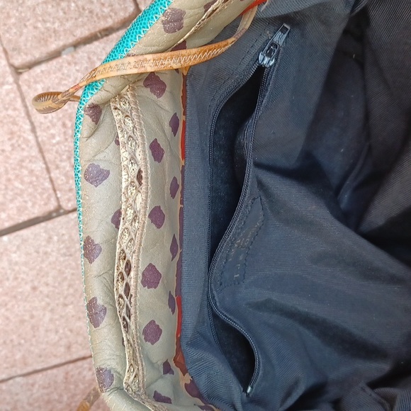 Vintage Patchwork Envelope or crossbody hanbag - Picture 7 of 9